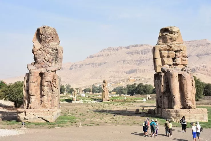 Photo of Colossi of Memnon, Al Bairat, Luxor, Egypt by Travel Tales