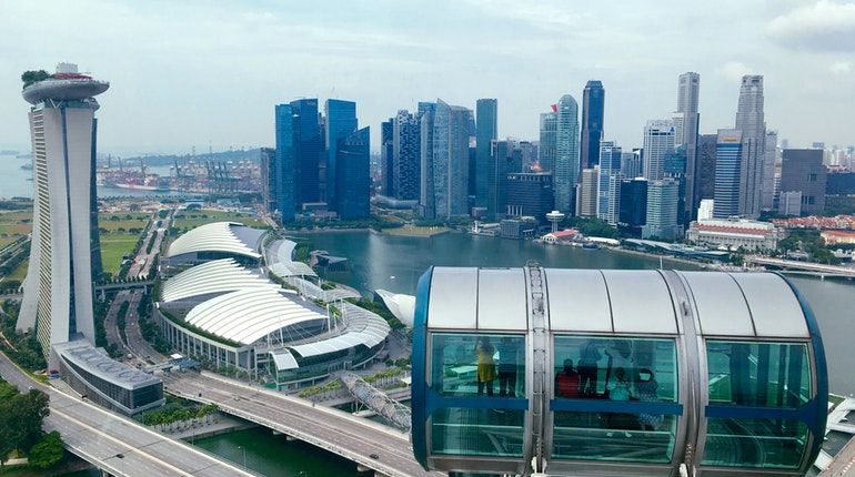 Photo of Raffles Avenue, Singapore Flyer, Singapore by TravelTales