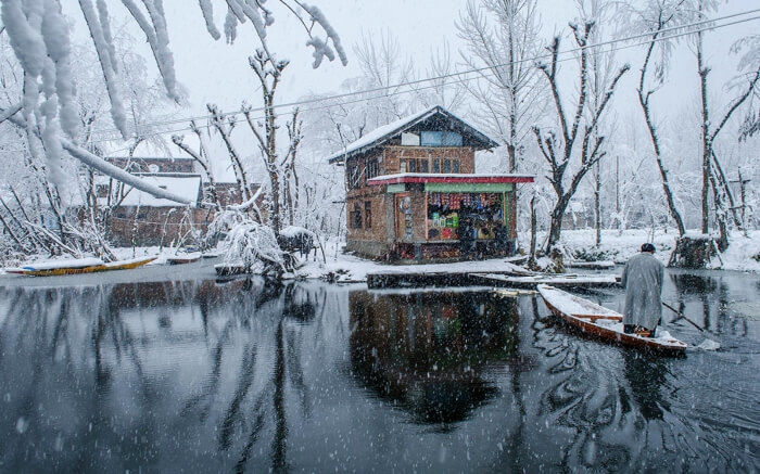 Photo of Srinagar gets its first snowfall of the season and the pictures are mind-blowing !! by Travel Tales