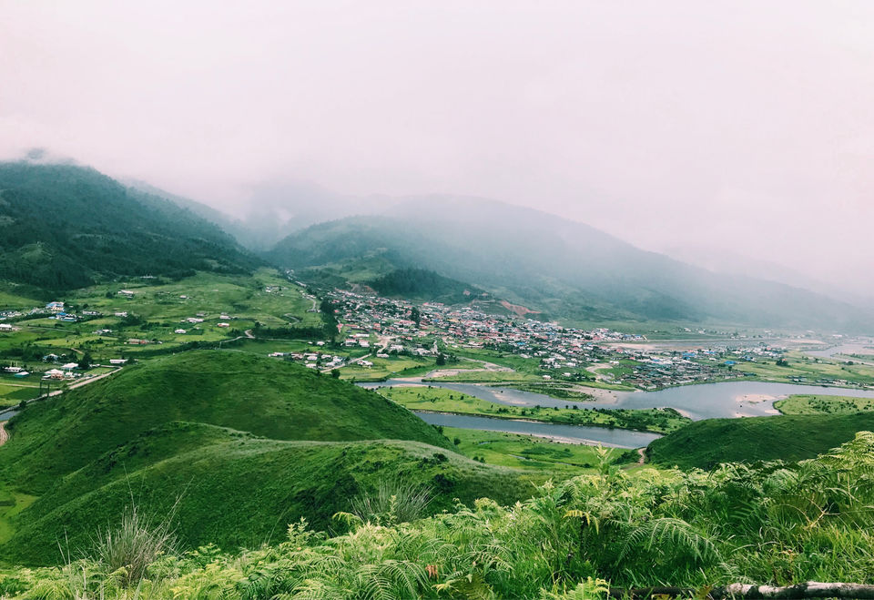 Photo of Mechuka Village by Nancy Kaman