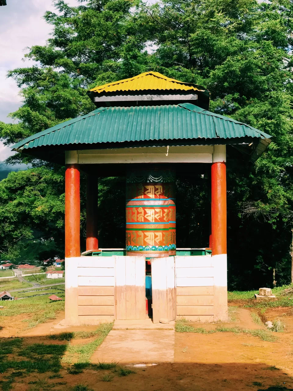 Photo of Mechuka Village by Nancy Kaman