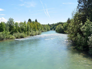 Photo of Sava river, Bled, Slovenia by Roshan Chugh (@vagabondfootsteps)