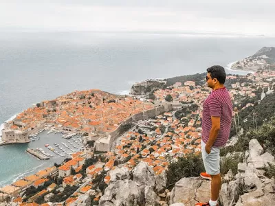 Photo of Srđ, Dubrovnik, Croatia by Roshan Chugh (@vagabondfootsteps) 