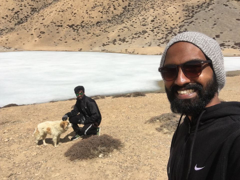 Photo of The Frozen lake and a tanned nose by Sidharth Gokul