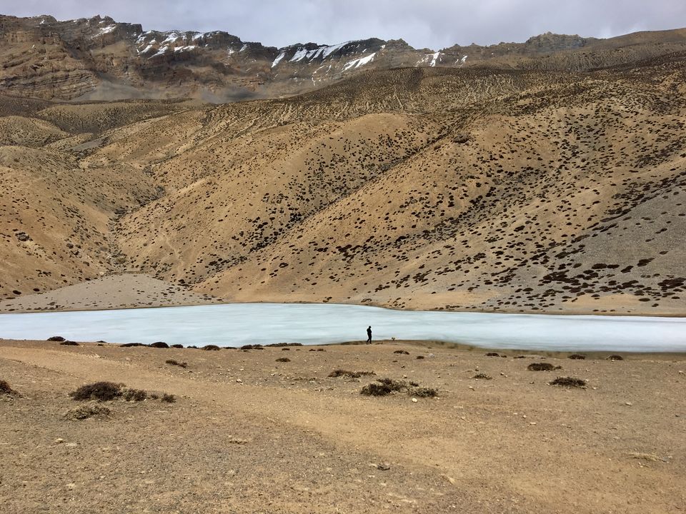 Photo of The Frozen lake and a tanned nose by Sidharth Gokul