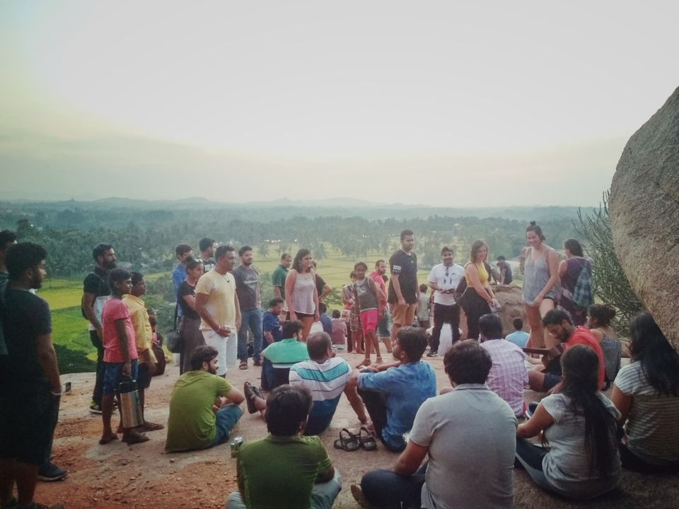 Photo of Sunset point, Hampi Island, Anjanhalli, Karnataka, India by Smash