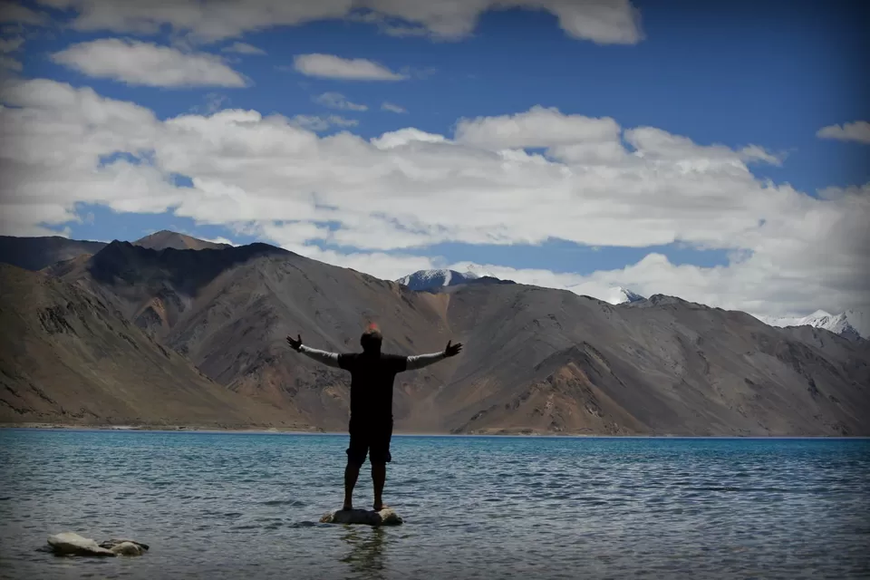 Photo of Pangong Lake by Abhishek Saha