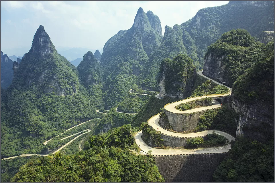 Photo of Tianmen Mountain, Yongding, Zhangjiajie, China by Ayushee Chaudhary