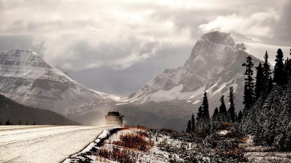 Photo of Icefields Parkway, Trans-Canada Highway, Improvement District No. 9, AB, Canada by Ayushee Chaudhary