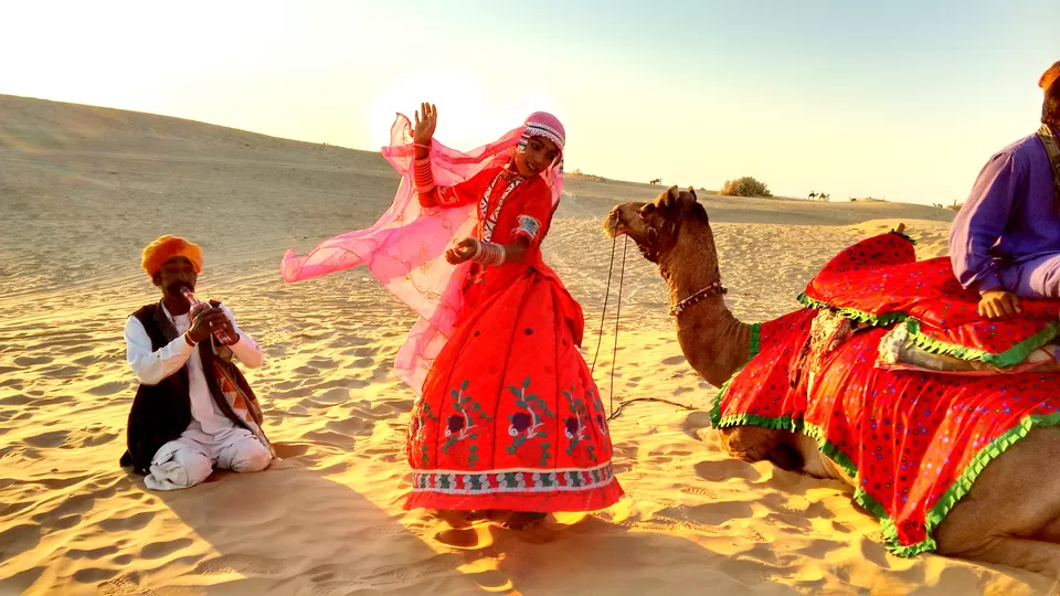 Photo of Sam Sand Dunes, Major District Road 53, Kanoi, Jaisalmer, Rajasthan, India by Amrita C