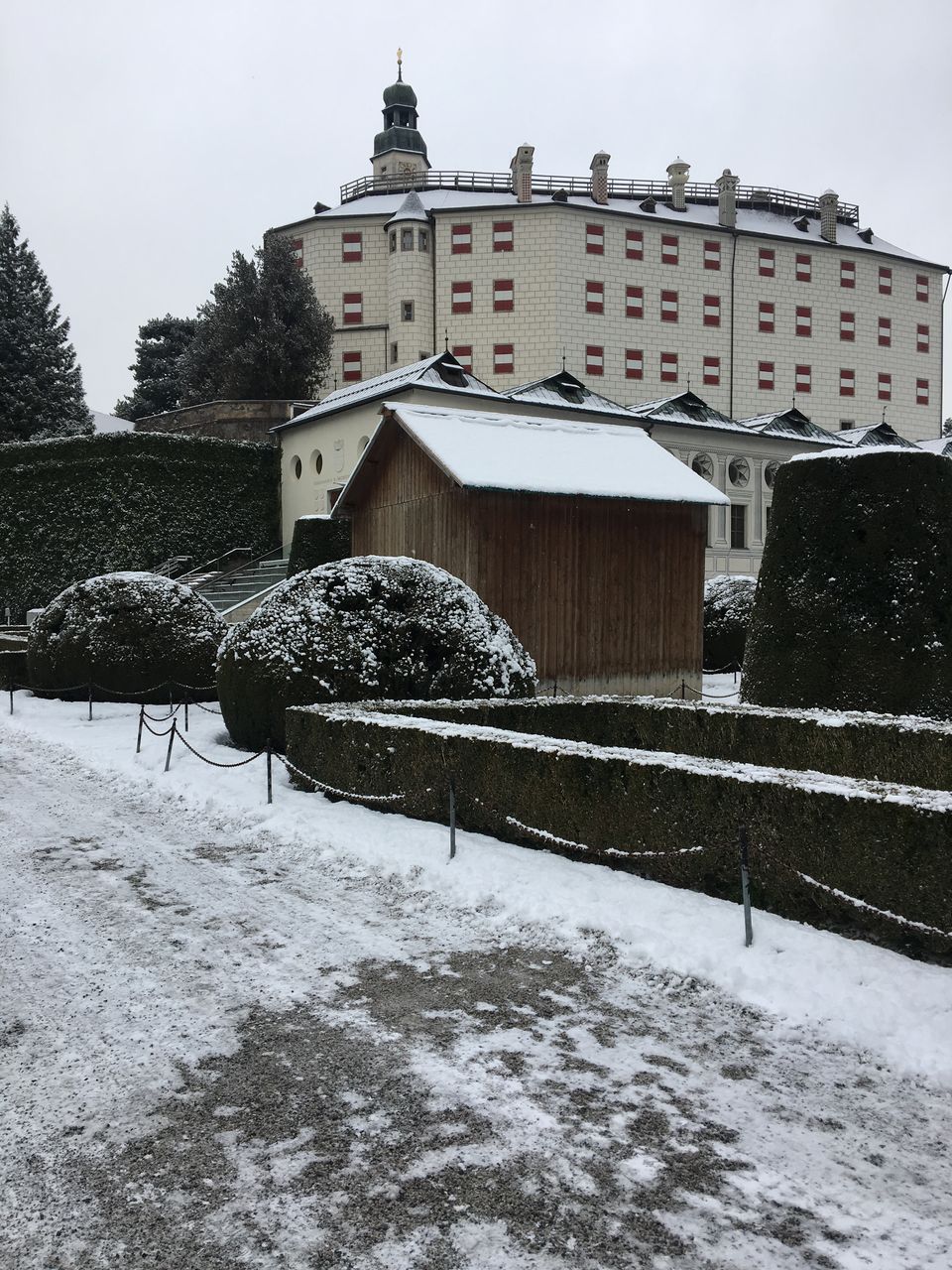 Photo of Snowy Mornings at Schloss Ambras ,Innsbruck by Vrundesh