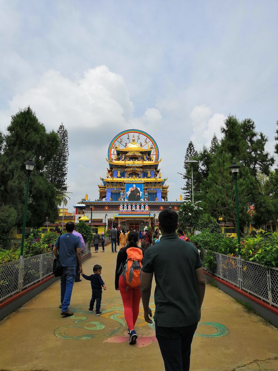 Photo of Namdroling Monastery, Tibetan Golden Temple, Bylakuppe, Karnataka, India by Akshay Gaglekar