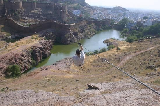 Photo of Flying Fox Jodhpur, Mehrangarh Fort, Fateh Pol Road, Sodagaran Mohalla, Jodhpur, Rajasthan, India by Nomadic Raheem