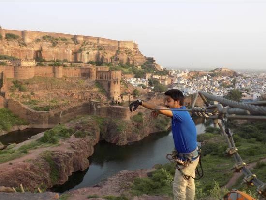 Photo of Flying Fox Jodhpur, Mehrangarh Fort, Fateh Pol Road, Sodagaran Mohalla, Jodhpur, Rajasthan, India by Nomadic Raheem