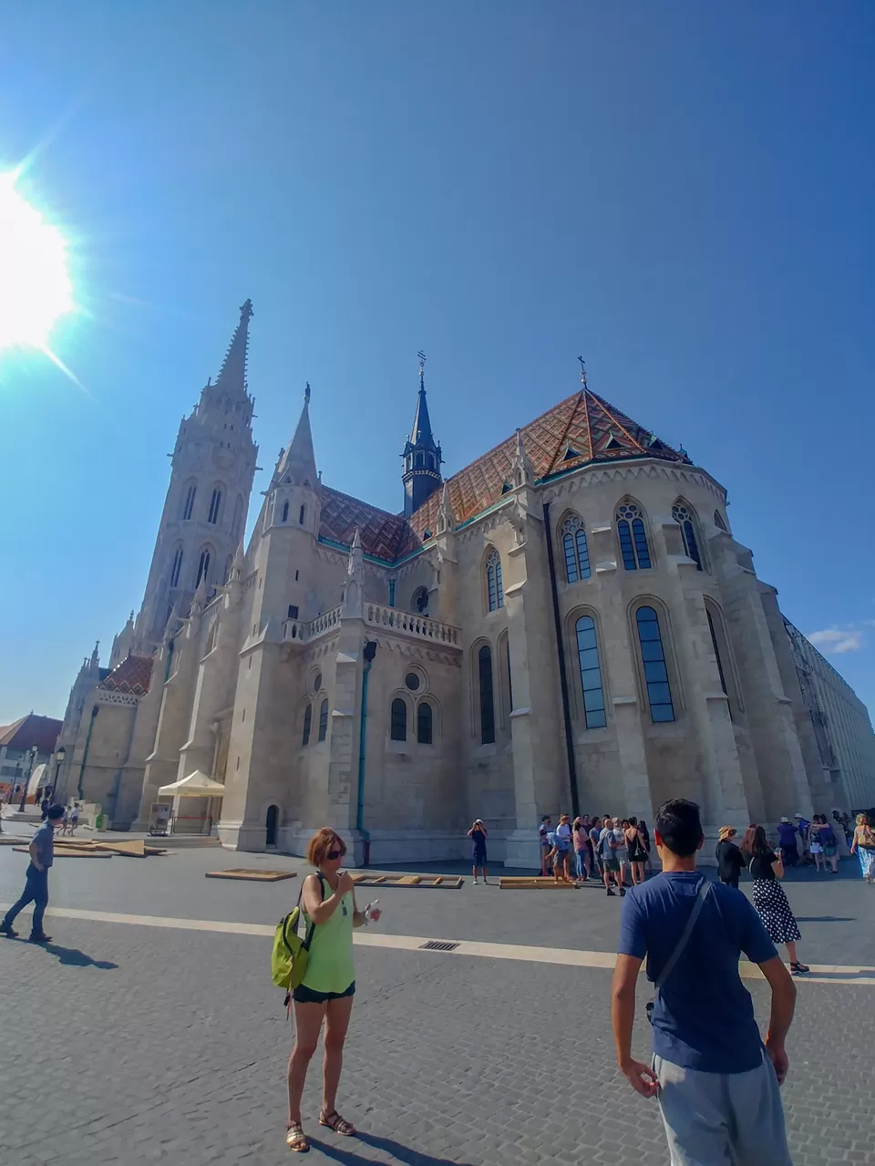 Photo of Budapest, Fisherman's Bastion, Szentháromság tér, Hungary by Boy with a ball