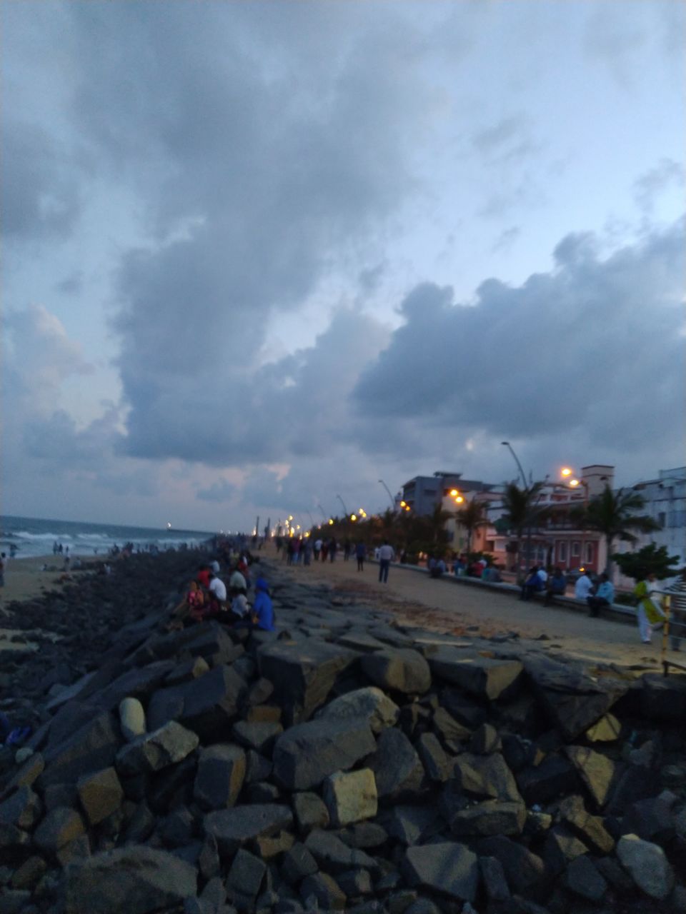 Photo of Rock Beach, White Town, Puducherry, India by Pratiyush Sah