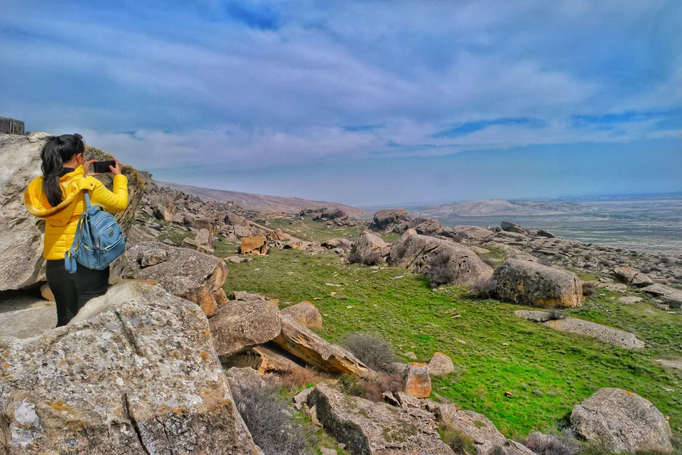 Photo of Gobustan Rock Art Cultural Landscape, Qobustan, Azerbaijan by Hardeep Solanki 