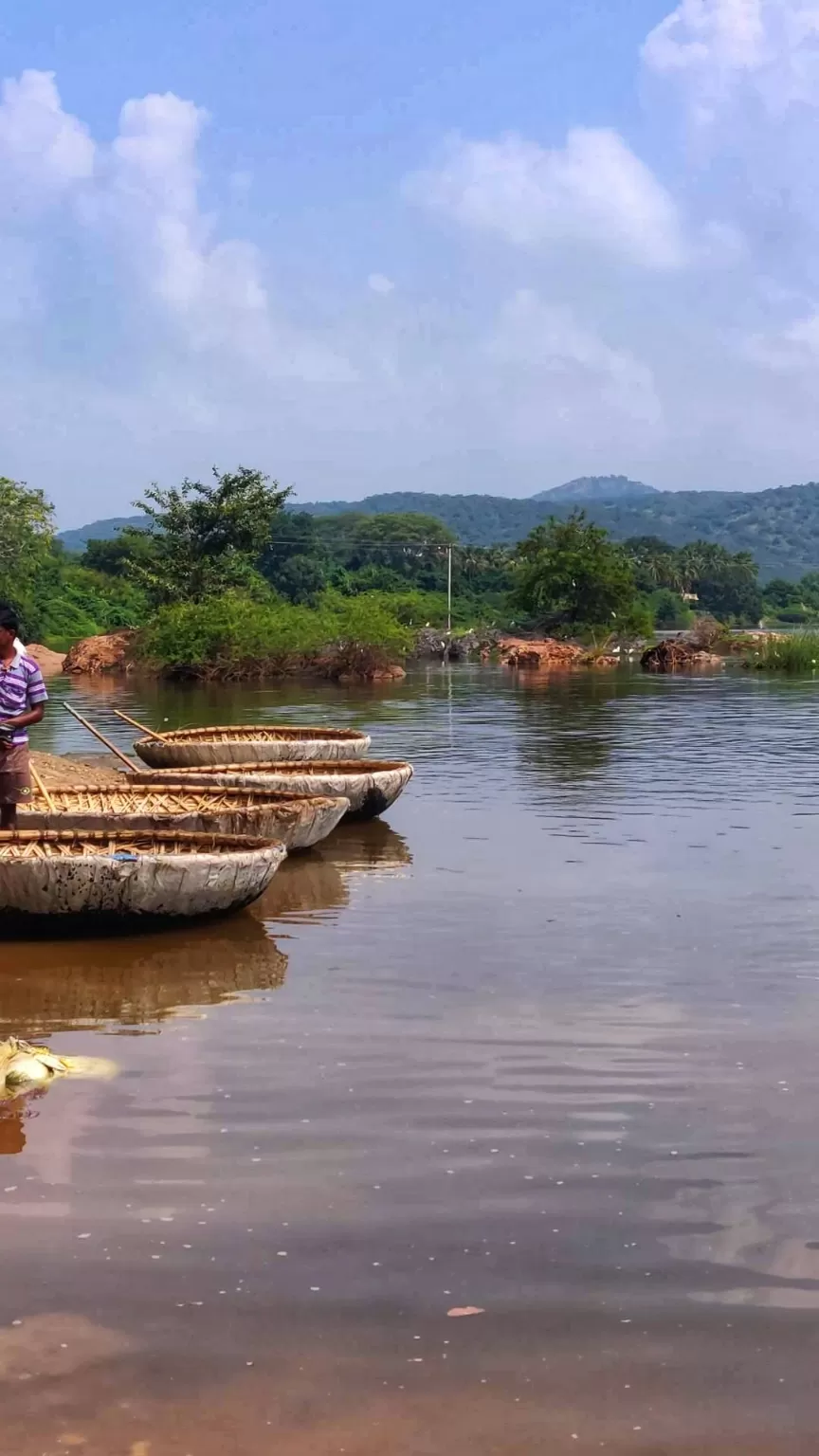 Photo of Sangama River Point, Mugguru Forest, Karnataka, India by Jyoti Pandey