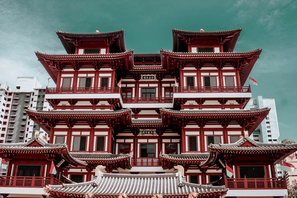 Photo of South Bridge Road, Buddha Tooth Relic Temple, Singapore by Abhijit Basak