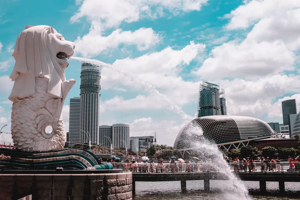 Photo of Fullerton Road, Merlion Park, Singapore by Abhijit Basak