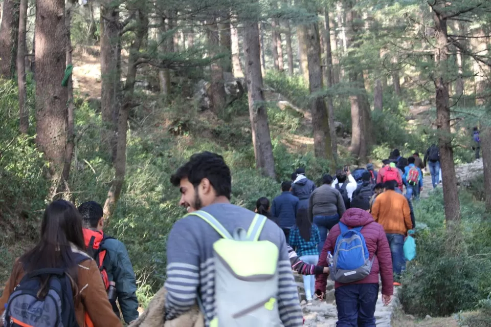 Photo of Triund Trek, Trail to Triund Hill, Dharamshala, Himachal Pradesh, India by naman jain