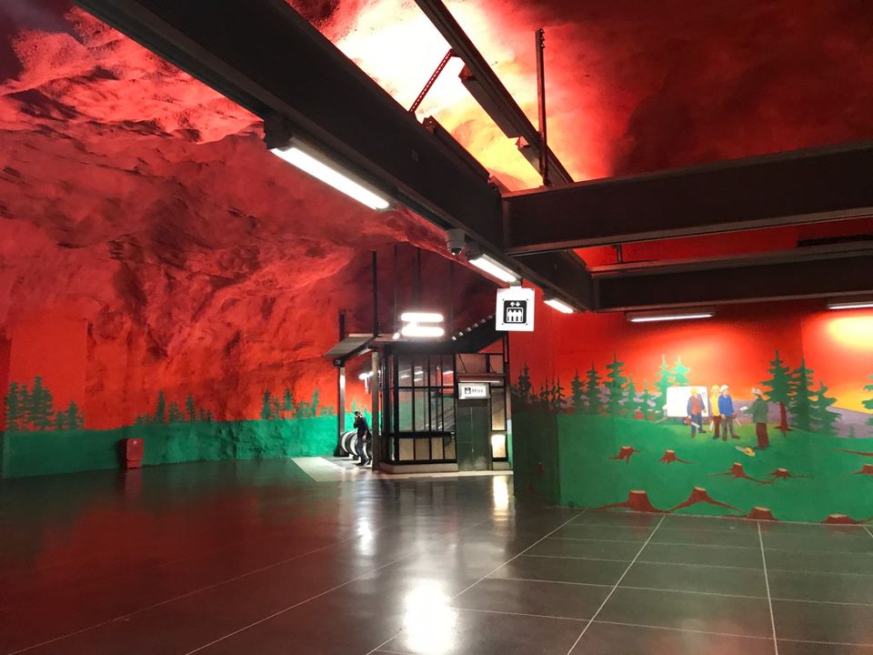 Photo of Exploring Stockholm's Underground Art by Gitika Saksena
