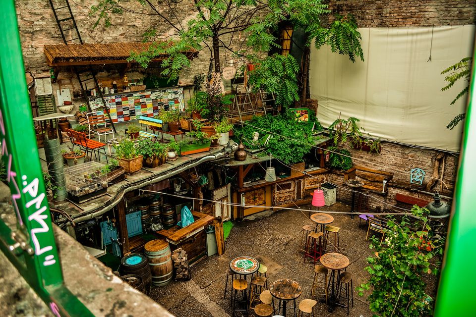 Photo of Budapest, Szimpla Kert, Kazinczy Street, Hungary by Gitika Saksena