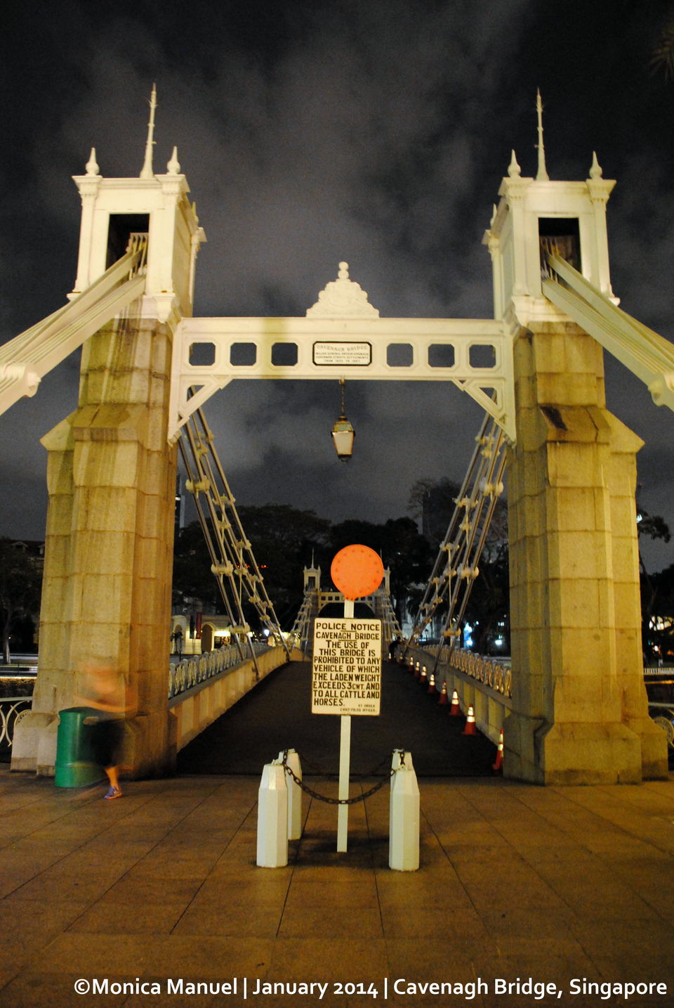 Photo of Cavenagh Bridge Singapore by Monica