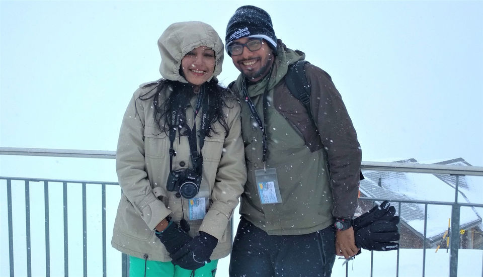 Photo of Learning to embrace the cold in Jungfrau, Switzerland 1/1 by Ankita & Mohit