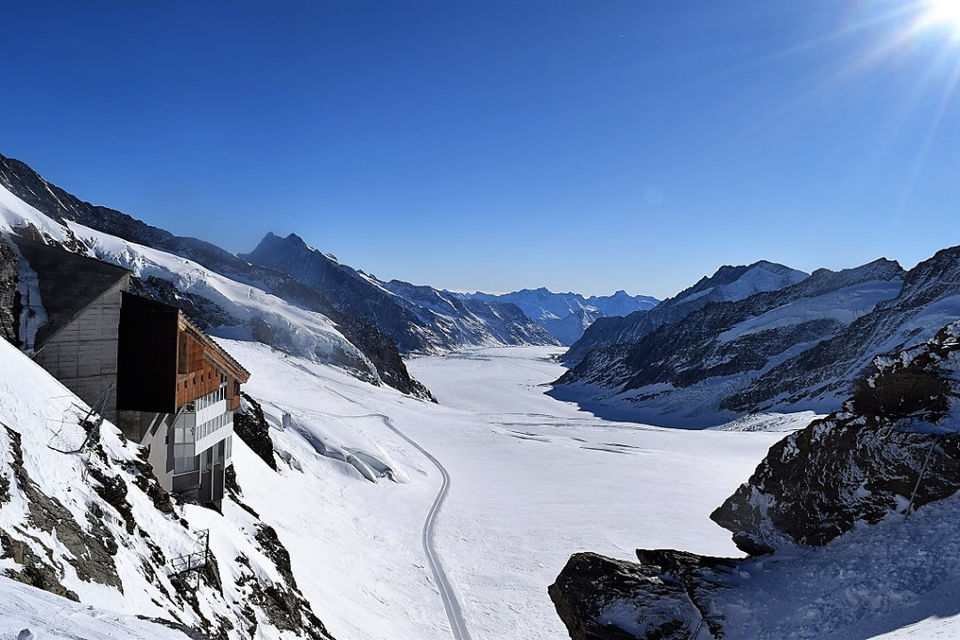 Photo of Learning to embrace the cold in Jungfrau, Switzerland by Ankita & Mohit