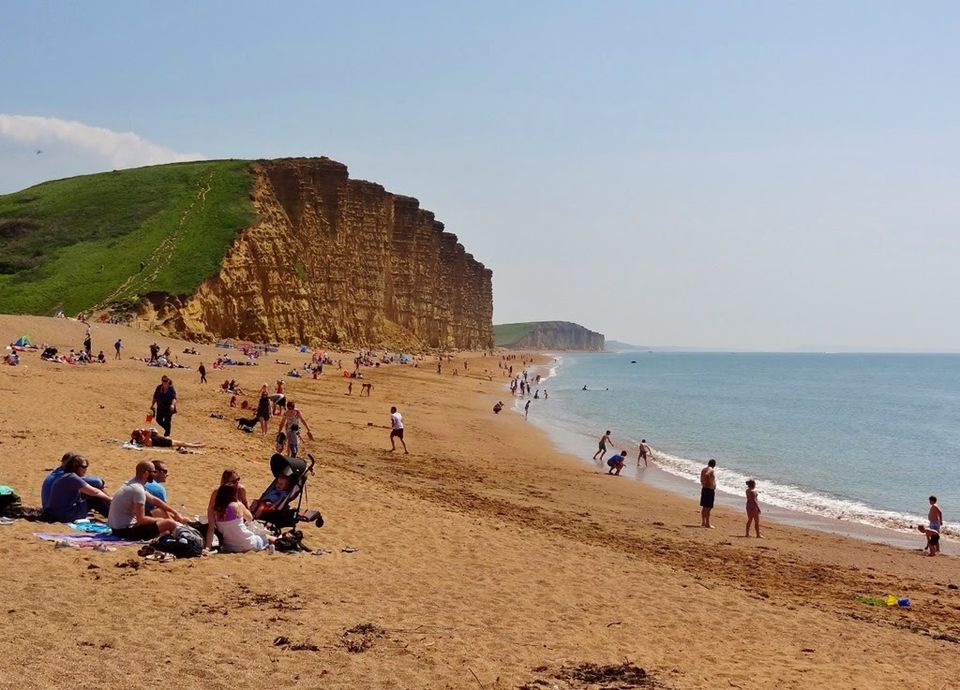 Photo of West Bay, East Cliff, Dorset 2/10 by David Hampton