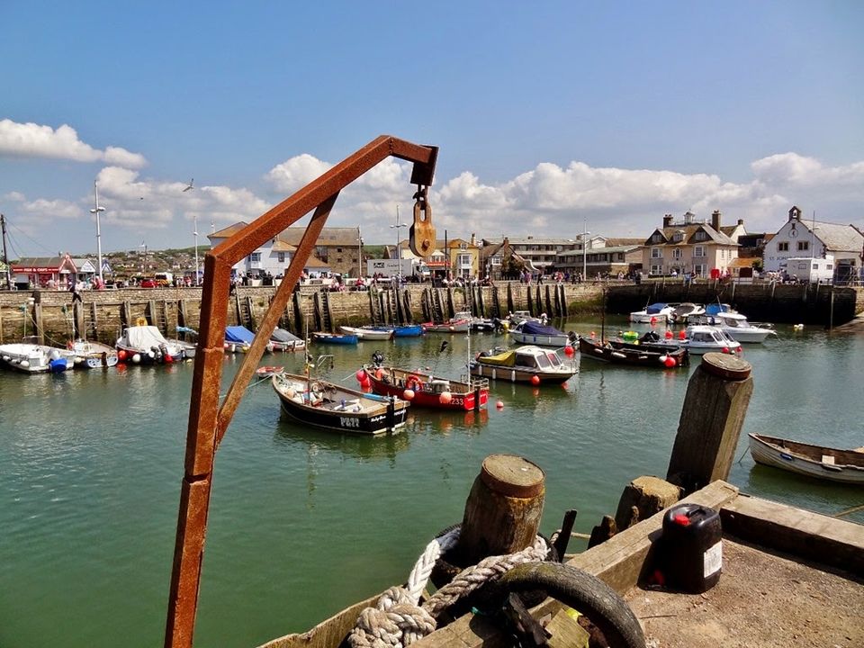 Photo of West Bay, East Cliff, Dorset 4/10 by David Hampton