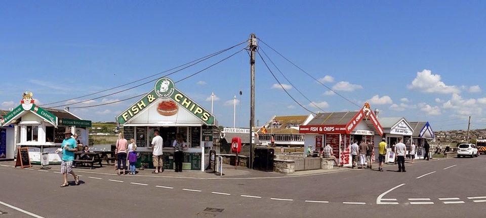 Photo of West Bay, East Cliff, Dorset 5/10 by David Hampton