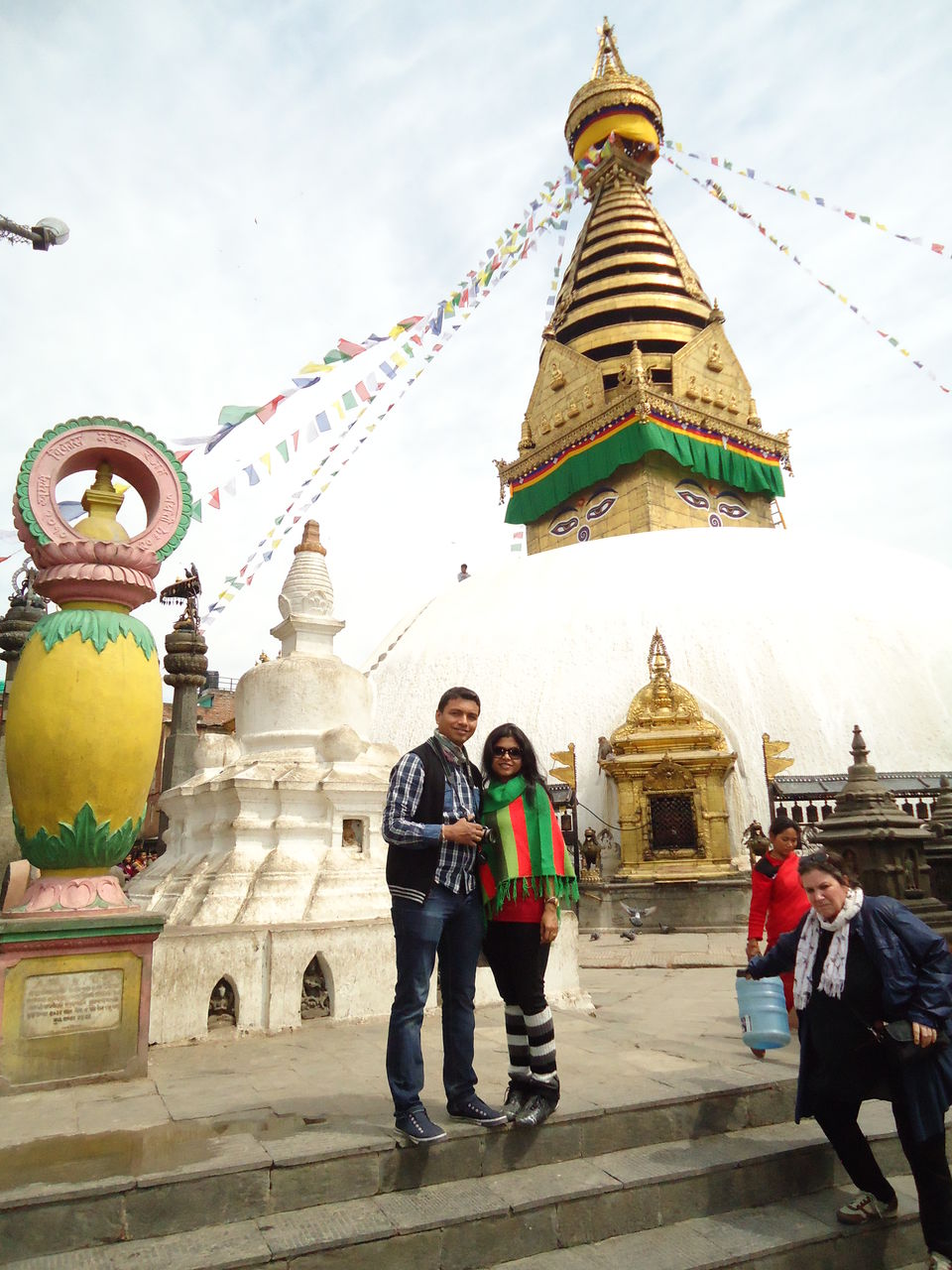 Photo of Swayambhunath Stupa, Swayambhu, Central Region, Nepal by Mayuri Mandal Sen