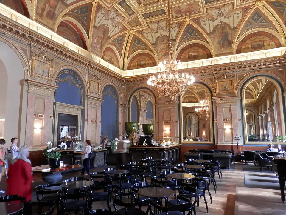 Photo of Alexandra's Book Shop, Budapest, Hungary by Kevin and Ruth