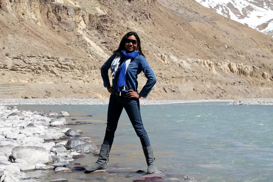 Photo of Spiti River, Lahaul And Spiti, Himachal Pradesh, India by anila