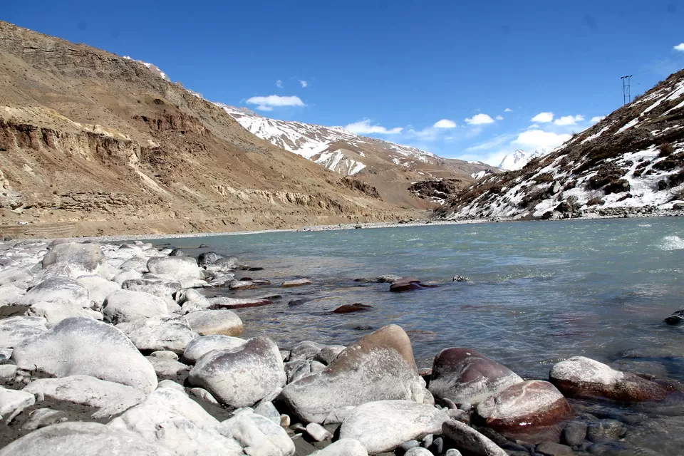 Photo of Spiti River, Lahaul And Spiti, Himachal Pradesh, India by anila