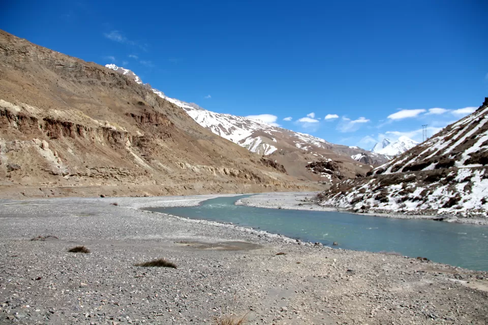 Photo of Spiti River, Lahaul And Spiti, Himachal Pradesh, India by anila