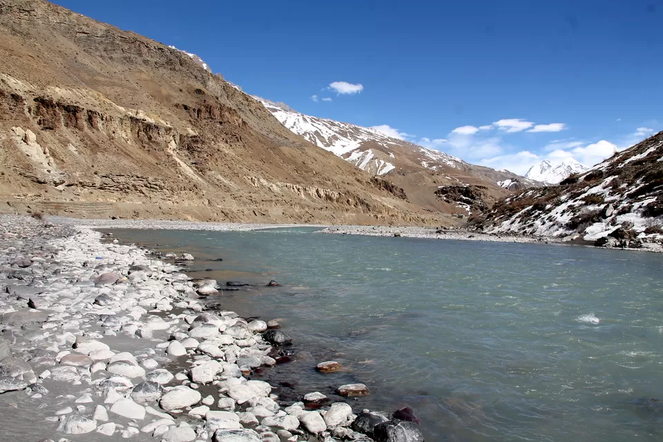 Photo of Spiti River, Lahaul And Spiti, Himachal Pradesh, India by anila
