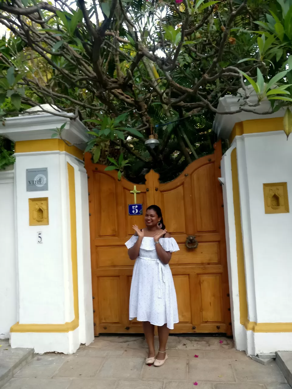 Photo of White Town, Puducherry, India by anila