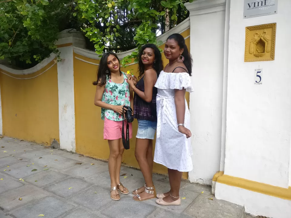 Photo of White Town, Puducherry, India by anila