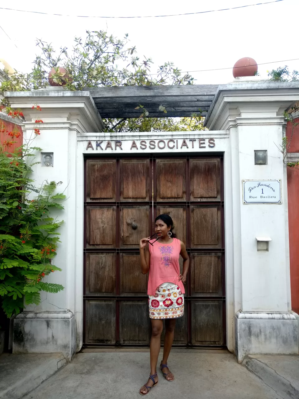 Photo of White Town, Puducherry, India by anila