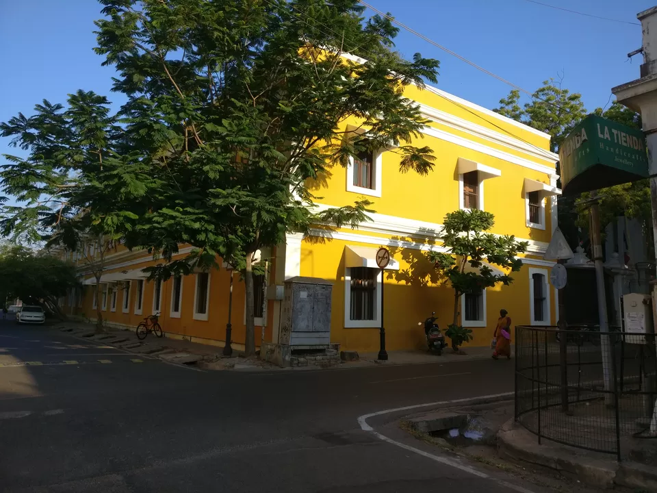 Photo of White Town, Puducherry, India by anila