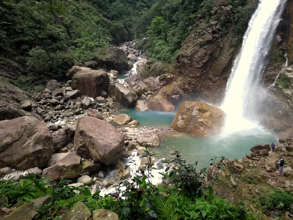 Photo of Rainbow Falls, Nohkalikai Road, Cherrapunjee, Meghalaya, India by anila