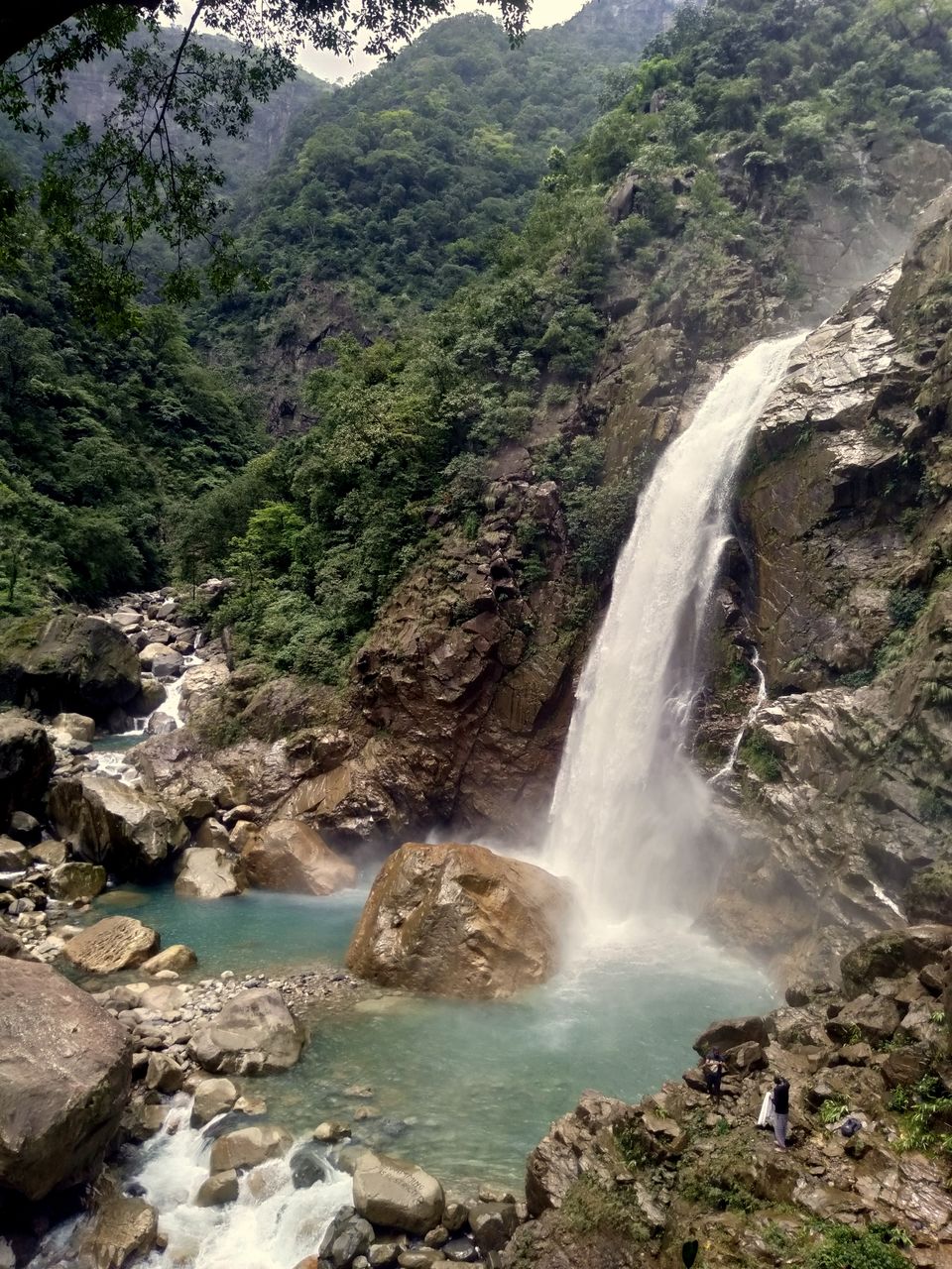 Photo of Rainbow Falls, Nohkalikai Road, Cherrapunjee, Meghalaya, India by anila