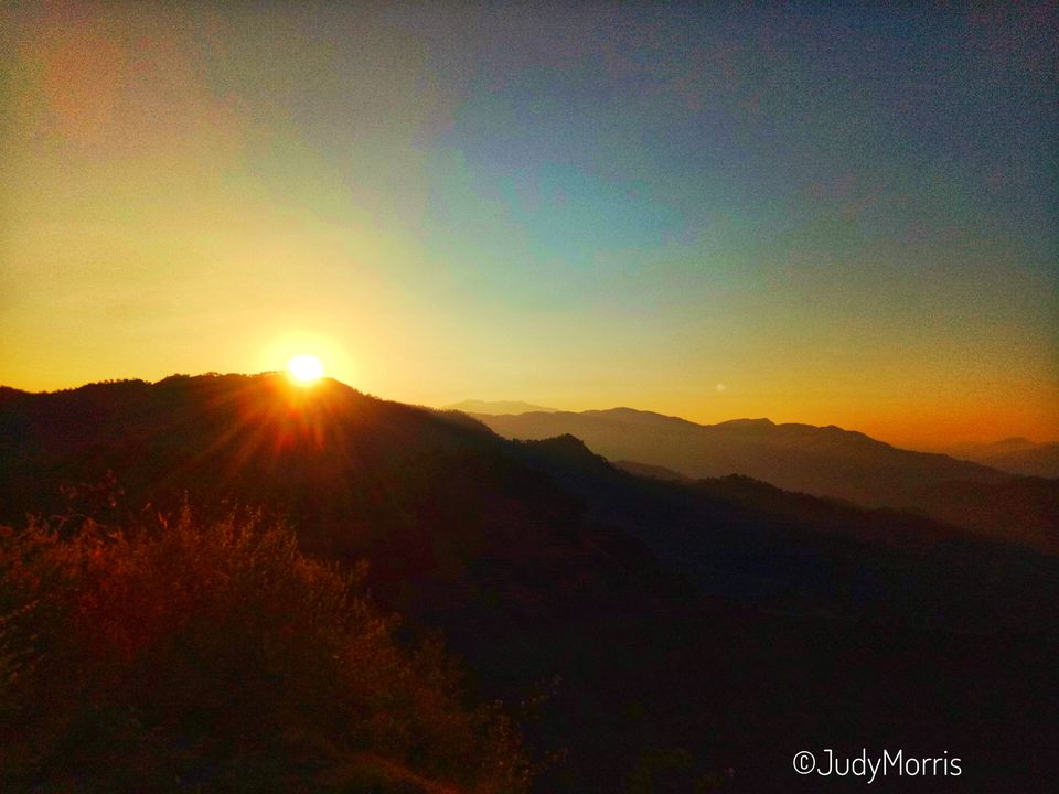 Photo of Sunrise in the Hillshttp://www.theotherbraininc.com/2017/11/aamod-shoghi-travel-shimla/ by Judy Morris