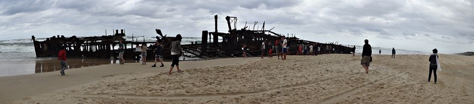 Photo of Maheno Shipwreck, Fraser Island, Queensland, Australia by mandy