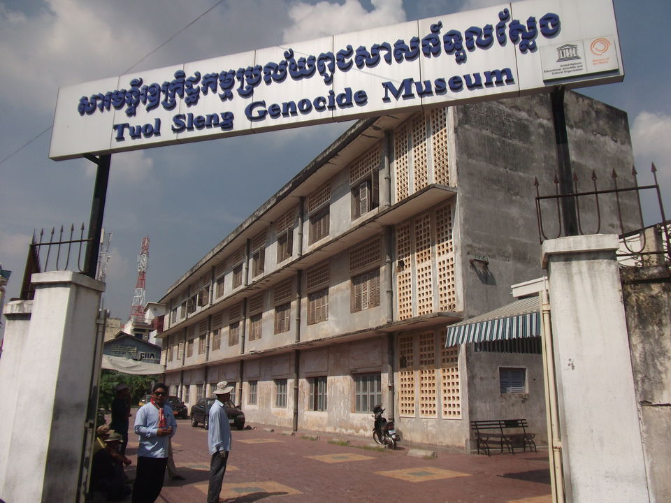 Photo of Tuol Sleng Genocide Museum + Cheung Ek Killing Fields by A.T