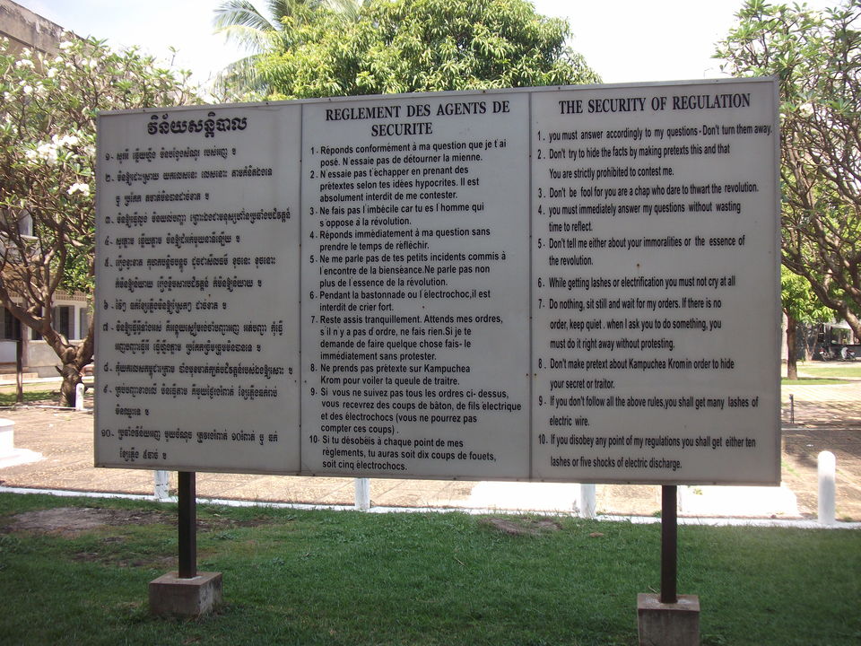 Photo of Tuol Sleng Genocide Museum + Cheung Ek Killing Fields by A.T