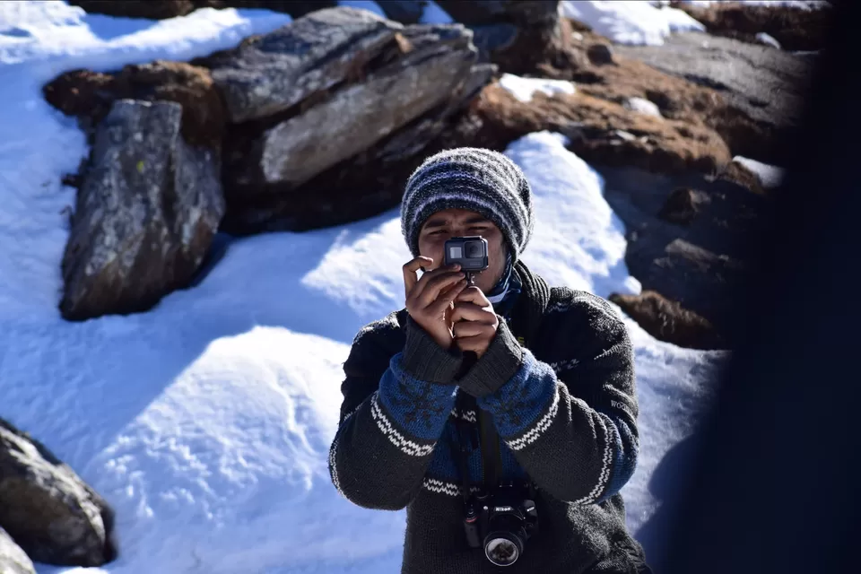 Photo of 18 year old, solo trekker - Snowtrek experience #nighttrek #photoblog by Mayank Madaan